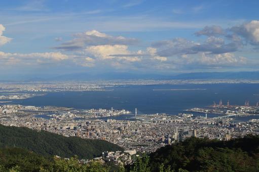 六甲山からの夜景3 六甲山からの夜景3の写真