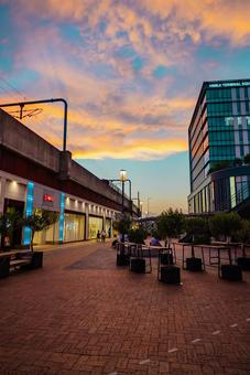 【兵庫】姫路駅の風景 兵庫,姫路,姫路駅の写真素材