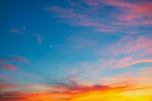A beautiful sunset in Tokyo one day, JPG A beautiful sunset in Tokyo one day, JPG