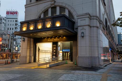 浅草　2025年 浅草,朝,東京の写真素材