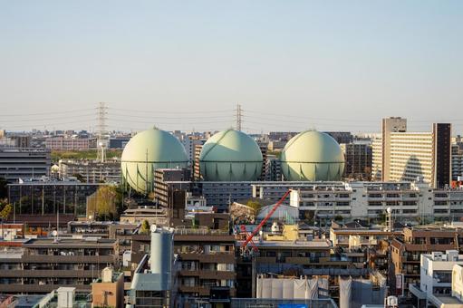 高島平ガスタンク 高島平ガスタンクの写真