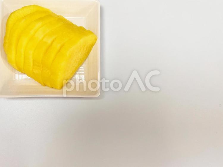 たくあん漬け（だいこんの漬物） たくあん,沢庵,漬物の写真素材