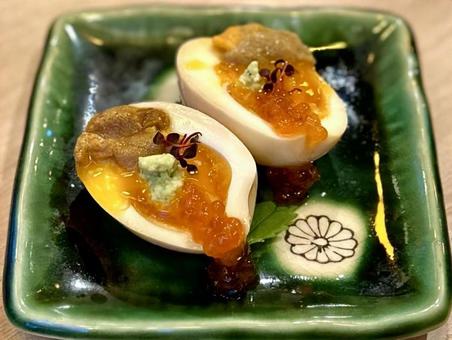 半熟煮卵 半熟煮卵,半熟,煮卵の写真素材