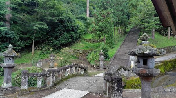 妙義神社の境内 妙義神社の境内の写真