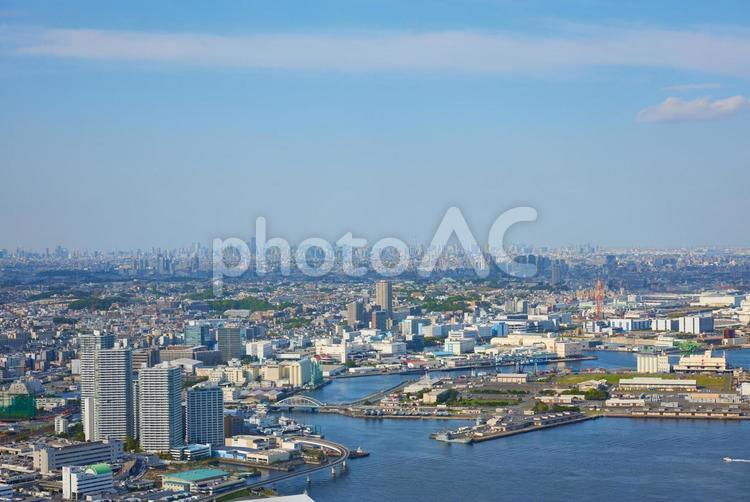 東京と横浜 東京,横浜,ヨコハマの写真素材