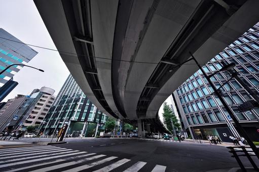 昭和通り 江戸橋北交差点 昭和通り 江戸橋北交差点の写真