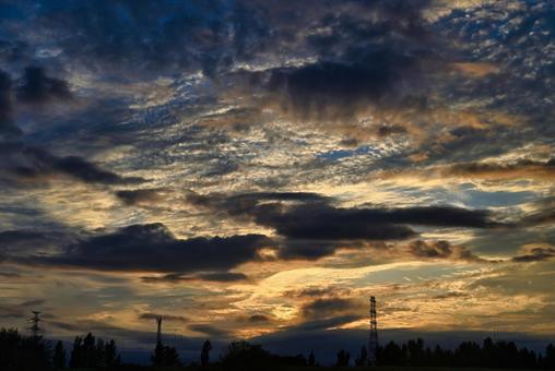 夕焼け 夕焼けの写真