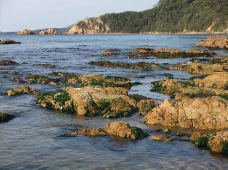 海の岩場 海の岩場 海,岩場,風景の写真素材