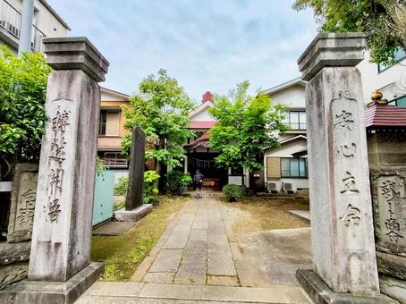成田山表参道から見る大師堂 成田山表参道から見る大師堂 大師堂,成田,表参道の写真素材