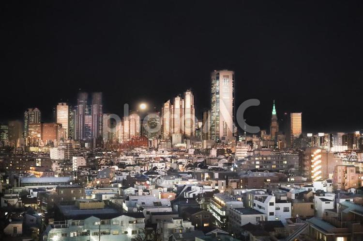 高層階からの新宿の景色 景色,新宿,ビルの写真素材