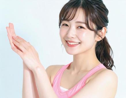 健康的な女性 ヨガ 美容 健康的な女性 ヨガ 美容の写真