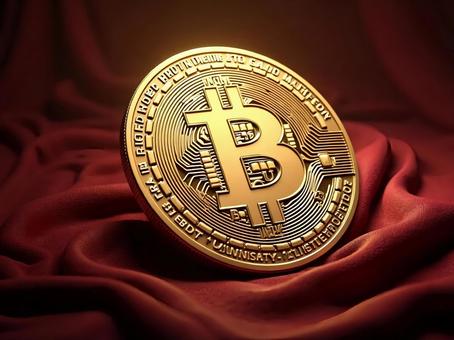 ビットコインの金貨 ビットコインの金貨の写真