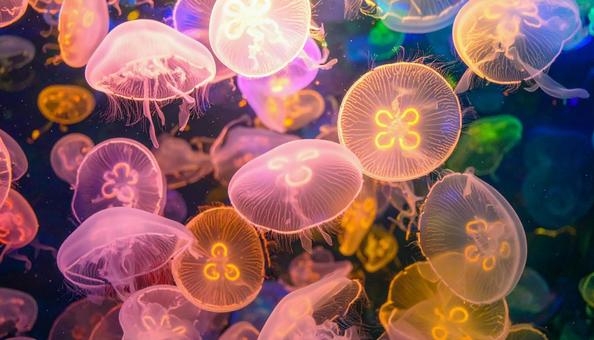 海月のテクスチャの写真