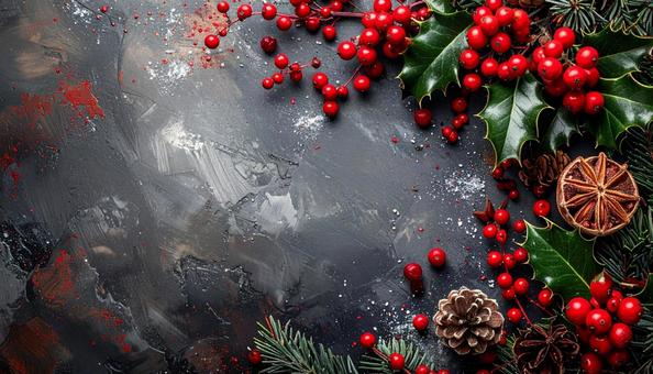 クリスマスのグリーティングカードデザイン クリスマスのグリーティングカードデザインの写真
