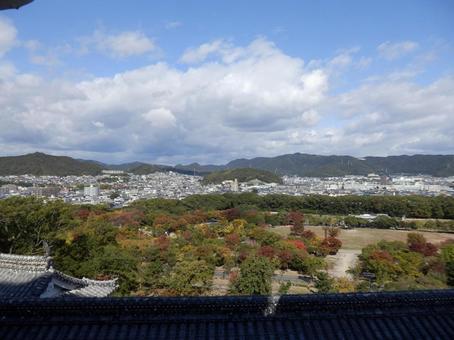 【風景写真】姫路城からの眺め 【風景写真】姫路城からの眺めの写真
