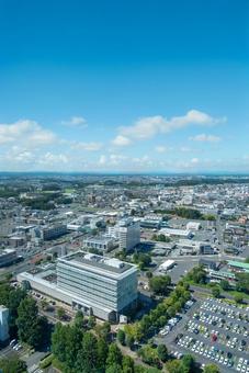 茨城県水戸市2025.8月撮影(北西側) 茨城県水戸市2025.8月撮影(北西側) 茨城県,水戸市,都市の写真素材