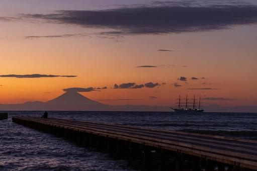 夕日 夕日の写真
