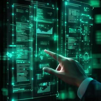 デジタルと経済の写真