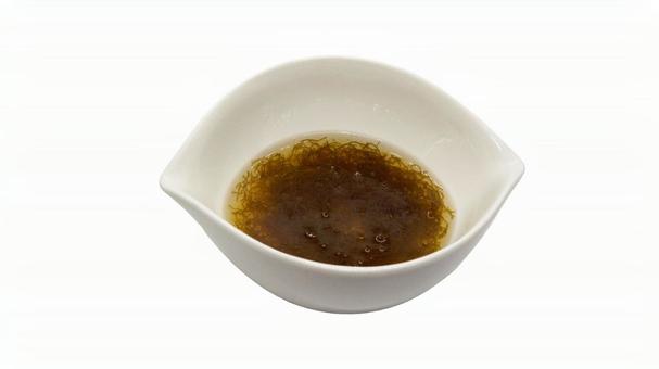 もずく酢の物(背景透過) もずく酢の物(背景透過) もずく,酢の物,海藻の写真素材