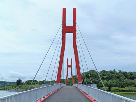 Iris Bridge 3, Awara City, Fukui Prefecture, JPG