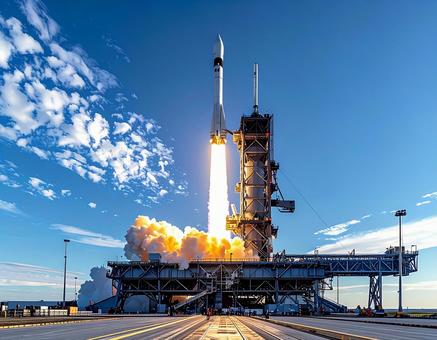 ロケット発射台の写真