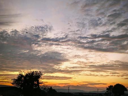 夕焼け 夕焼けの写真