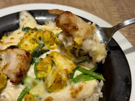 秋野菜のチキンドリア 秋野菜のチキンドリアの写真