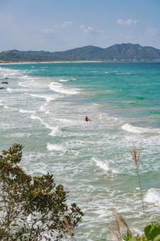 海岸沿いの風景 海,海岸,海岸沿いの写真素材