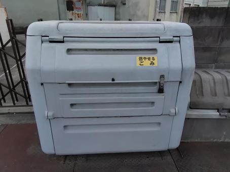 ゴミ回収ボックス ゴミ出し,イメージ,生活ゴミの写真素材