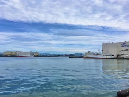 清水港 清水港 清水港,駿河湾,海の写真素材