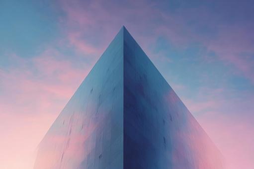 夢幻的モダン建築外観 夢幻的モダン建築外観の写真