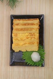 だし巻き卵 だし巻き卵,厚焼き玉子,卵焼きの写真素材