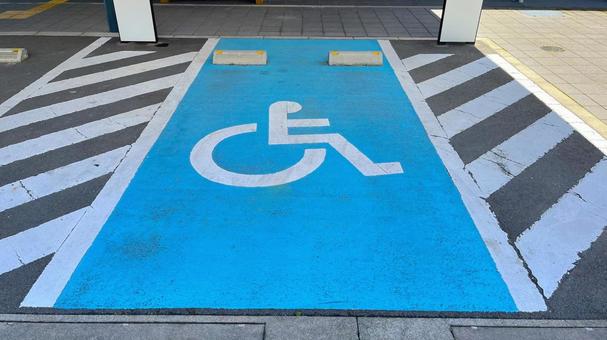 Photo, parking lot, parking, wheelchair, 