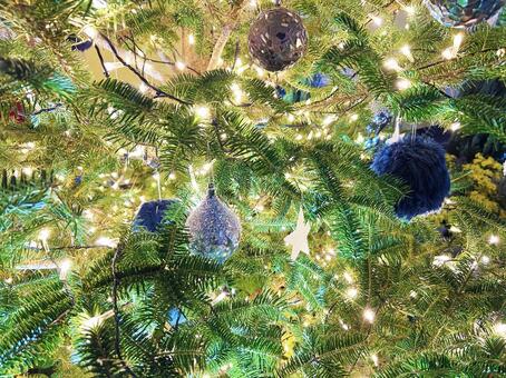 クリスマスの飾り付け クリスマス飾り,光,飾り付けの写真素材