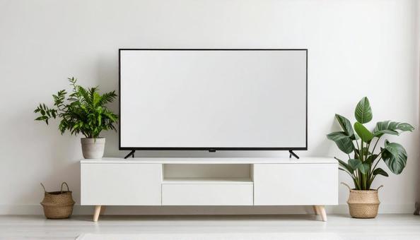 テレビとテレビボード テレビとテレビボードの写真