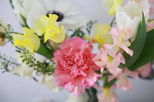 花束 花束 花,ピンク,プレゼントの写真素材