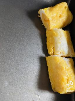 卵焼き、コピースペース 卵焼き,卵,食べ物の写真素材