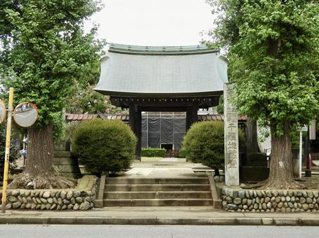 国宝正福寺門前 国宝正福寺門前 正福寺,正福寺地蔵堂,東村山市の写真素材