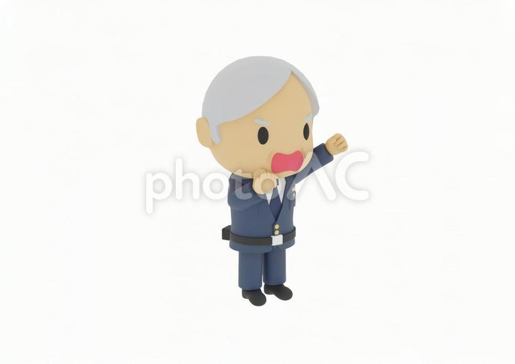 手を上げ抗議反対デモする警察警官 警視庁 婦警,警察官,パトカーの写真素材