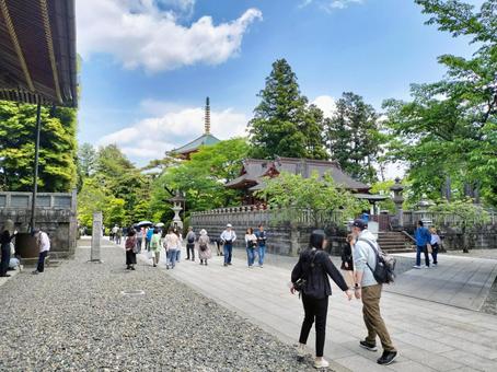 成田山新勝寺 光明堂と清龍権現堂横の参道 成田山新勝寺 光明堂と清龍権現堂横の参道 成田山,新勝寺,参道の写真素材