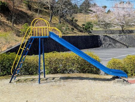 公園のすべり台 すべり台,公園,遊具の写真素材
