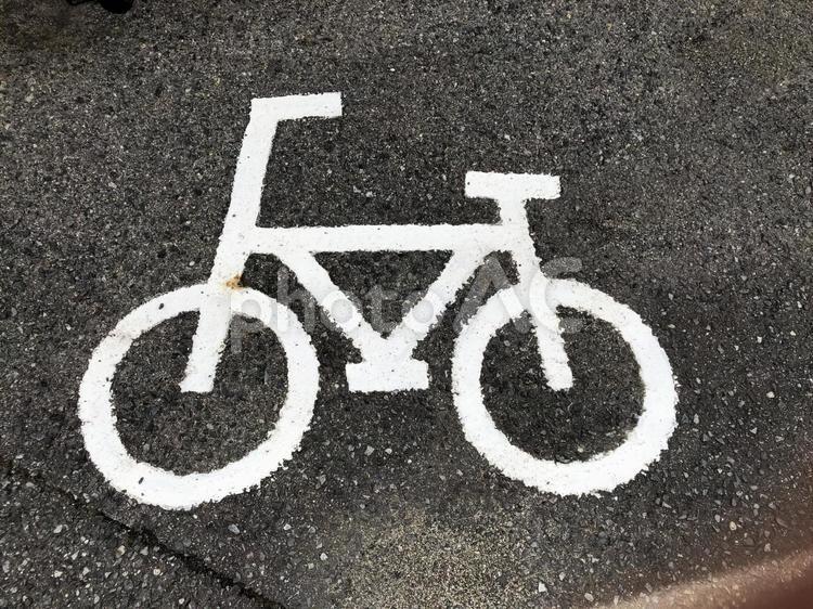 自転車　置き場 自転車,マーク,置き場の写真素材