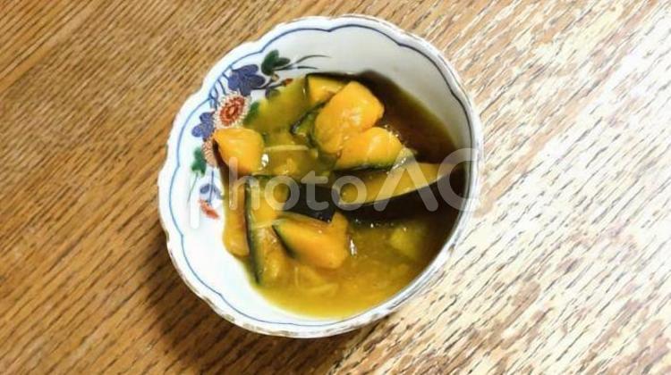 かぼちゃの煮物 かぼちゃの煮物,かぼちゃ,煮物の写真素材