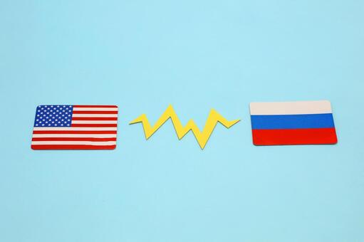 米露関係 米露,米ソ,冷戦の写真素材