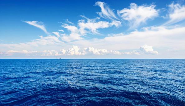 海と青空 海と青空の写真