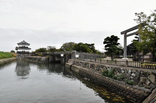 桑名城 桑名城 城,桑名,桑名城の写真素材