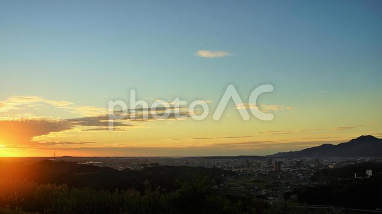 美しい夕焼け。 自然,夕焼,空の写真素材