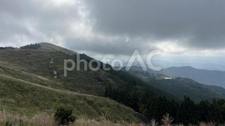 【和歌山】生石高原の風景 生石高原,高原,絶景の写真素材