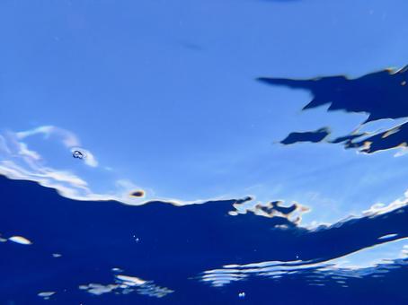 凪の海面 凪の海面の写真