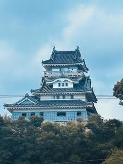 小山城5 小山城,城,天守閣の写真素材